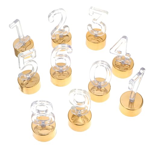 HOLIDYOYO Digitales Kerzenlicht 10 Stück Zahlen 0–9 Rauchfreie Kerzenlampe Blinkende Geburtstagskerzen Zahlenkerzenlichter Led-Kuchenaufsatz Für Geburtstag Jahrestag Golden HOLIDYOYO Digitales Kerzenlicht 10 Stück Zahlen 0–9 Rauchfreie Kerzenlampe Blinkende Geburtstagskerzen Zahlenkerzenlichter Led-Kuchenaufsatz Für Geburtstag Jahrestag Golden von HOLIDYOYO
