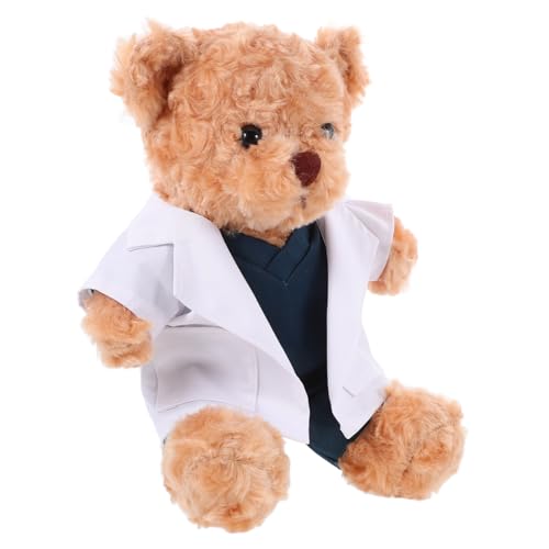 HOLIDYOYO Doktor-Bär-Puppe kinderarzt plüschbär weicher Stoffbär gefüllte Puppendekoration Stofftier Bär ausgestopfte Bärenpuppe Bär Plüschpuppe tragen PP Baumwolle Light Brown HOLIDYOYO Doktor-Bär-Puppe kinderarzt plüschbär weicher Stoffbär gefüllte Puppendekoration Stofftier Bär ausgestopfte Bärenpuppe Bär Plüschpuppe tragen PP Baumwolle Light Brown von HOLIDYOYO