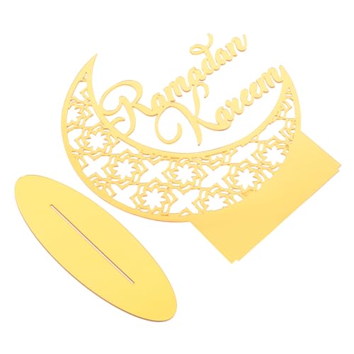 HOLIDYOYO Eid Mubarak Monddekoration Tischornament für Ramadan Festtagsdekorationen Stilvolle und Dekoration für Zuhause für Feierlichkeiten und Festliche Anlässe HOLIDYOYO Eid Mubarak Monddekoration Tischornament für Ramadan Festtagsdekorationen Stilvolle und Dekoration für Zuhause für Feierlichkeiten und Festliche Anlässe von HOLIDYOYO