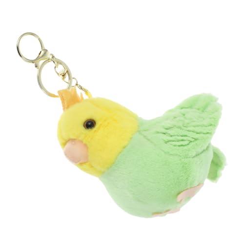 HOLIDYOYO Entzückender Plüsch -papageienschlüsselkette Für Frauen Und Kinder, Die Ideal Für Rucksackzauber Und Handtaschenanhänger von HOLIDYOYO