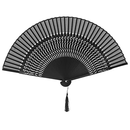 HOLIDYOYO Faltbarer Handfächer Chinesischer Tanzfächer mit Quaste Retro Klappfächer Handventilator für Bühne Hochzeit Party Dekoration HOLIDYOYO Faltbarer Handfächer Chinesischer Tanzfächer mit Quaste Retro Klappfächer Handventilator für Bühne Hochzeit Party Dekoration von HOLIDYOYO