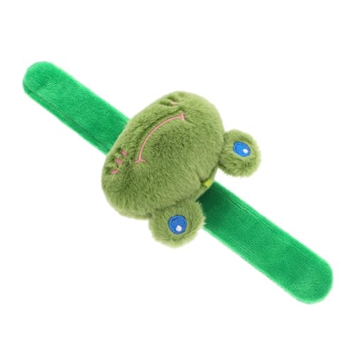 HOLIDYOYO Frosch-Armband Schnapparmbänder Armband mit Tieren Tierarmband für frosch Party-Armband Kuscheltier-Klapparmbänder für Plüsch Green HOLIDYOYO Frosch-Armband Schnapparmbänder Armband mit Tieren Tierarmband für frosch Party-Armband Kuscheltier-Klapparmbänder für Plüsch Green von HOLIDYOYO