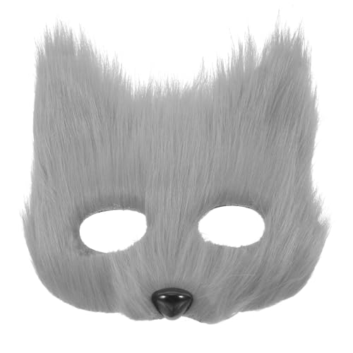 HOLIDYOYO Fuchs Maske Halloween-Maske Halloweenmaske party dekoration Aufsehen erregende Maske Tiermaske halloween masken Disco-Zubehör Silent Hill Nurse Cosplay Halloween-Partyhüte PVC Grey HOLIDYOYO Fuchs Maske Halloween-Maske Halloweenmaske party dekoration Aufsehen erregende Maske Tiermaske halloween masken Disco-Zubehör Silent Hill Nurse Cosplay Halloween-Partyhüte PVC Grey von HOLIDYOYO