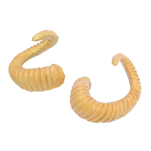 HOLIDYOYO Halloween Cosplay Schäferhörner Haarreif in Gold Dekoratives Party Haarband für Karneval und Kostümfest Mittlere Langlebiges Material Auffälliges Accessoire für Halloween Deko und HOLIDYOYO Halloween Cosplay Schäferhörner Haarreif in Gold Dekoratives Party Haarband für Karneval und Kostümfest Mittlere Langlebiges Material Auffälliges Accessoire für Halloween Deko und von HOLIDYOYO