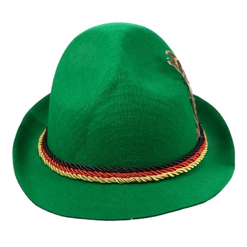 HOLIDYOYO Halloween Party Beer Hat Grün Creative Jazz Panama Stil Unisex Kostüm Hüte für Erwachsene und Karneval HOLIDYOYO Halloween Party Beer Hat Grün Creative Jazz Panama Stil Unisex Kostüm Hüte für Erwachsene und Karneval von HOLIDYOYO