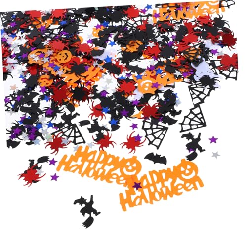 HOLIDYOYO Halloween-konfetti, Spinne, Kürbis, Geister, Fledermäuse, Hexenform, Glitzernde Metallfolie, Tischstreuer, Konfetti Für Halloween-party-dekorationen HOLIDYOYO Halloween-konfetti, Spinne, Kürbis, Geister, Fledermäuse, Hexenform, Glitzernde Metallfolie, Tischstreuer, Konfetti Für Halloween-party-dekorationen von HOLIDYOYO