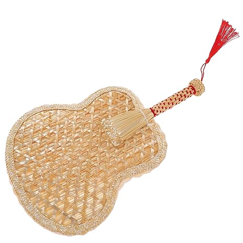 HOLIDYOYO Handgefertigter Geflochtener Handventilator aus Weizenstroh Tragbarer Sommerfächer für Kühle Luft Dekorativer Chinesischer Stil Leicht und Handlich für Outdoor und Zuhause HOLIDYOYO Handgefertigter Geflochtener Handventilator aus Weizenstroh Tragbarer Sommerfächer für Kühle Luft Dekorativer Chinesischer Stil Leicht und Handlich für Outdoor und Zuhause von HOLIDYOYO