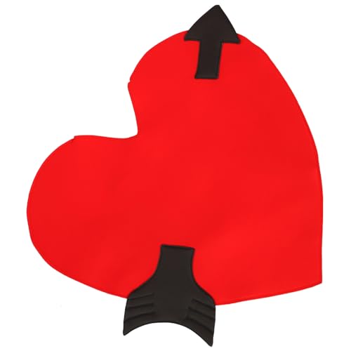 HOLIDYOYO Herzkostüm Für Erwachsene Rotes Liebesherz-Maskottchenkostüm Liebesamorkostüm Lustiges Kostüm Für Erwachsene Valentinstag Weihnachtsfeier Cosplay Kostüm von HOLIDYOYO