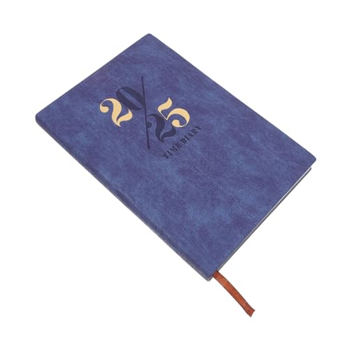 HOLIDYOYO Jahresplaner Buch Tage Tagesplaner Notizbuch mit Kleinem Kalender Wochenmenü Einkaufslisten Organizer für Effektives Zeitmanagement und Präzise Terminplanung von HOLIDYOYO