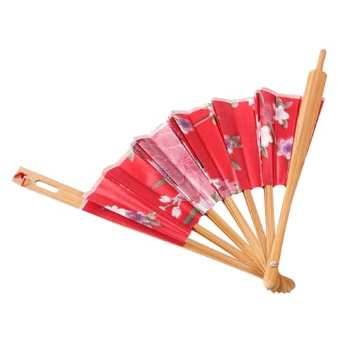 HOLIDYOYO Japanischer Handfächer Rund mit Blumenmuster Leichter Bambusventilator für Tanz Party Traditionelle Dekoration Tragbarer Fächer für Alltag und Cosplay HOLIDYOYO Japanischer Handfächer Rund mit Blumenmuster Leichter Bambusventilator für Tanz Party Traditionelle Dekoration Tragbarer Fächer für Alltag und Cosplay von HOLIDYOYO