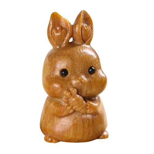 HOLIDYOYO Niedliche Figur Kreative Holzschnitzerei Für Bücherregal Tischdekoration HOLIDYOYO Niedliche Figur Kreative Holzschnitzerei Für Bücherregal Tischdekoration von HOLIDYOYO