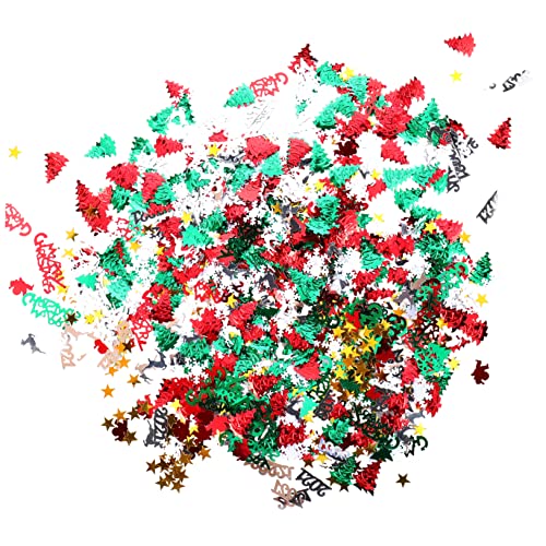 HOLIDYOYO Konfetti- Erste Feiertagstischkonfetti Weihnachtspailletten Konfetti Streuen Weihnachtsstreusel Weihnachtsglitter Weihnachtliche Tischdekoration Party Funkeln Plastik HOLIDYOYO Konfetti- Erste Feiertagstischkonfetti Weihnachtspailletten Konfetti Streuen Weihnachtsstreusel Weihnachtsglitter Weihnachtliche Tischdekoration Party Funkeln Plastik von HOLIDYOYO