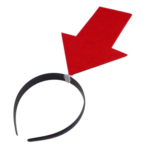 HOLIDYOYO Leichtes Lustiges -stirnband für Karneval und Party Langlebiger Haarreifen mit Rotem -design Komfortabel Wiederverwendbar Passend für Frisuren für Geburtstage und Fotosessions von HOLIDYOYO