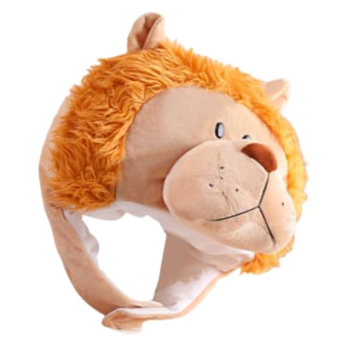 HOLIDYOYO Löwenkopf Hut Cosplay Kostüm Prop für Erwachsene Plüsch Tiermütze für Partys Karneval Tanzaufführungen Leicht und Bequem für Feiern und Fotografie HOLIDYOYO Löwenkopf Hut Cosplay Kostüm Prop für Erwachsene Plüsch Tiermütze für Partys Karneval Tanzaufführungen Leicht und Bequem für Feiern und Fotografie von HOLIDYOYO