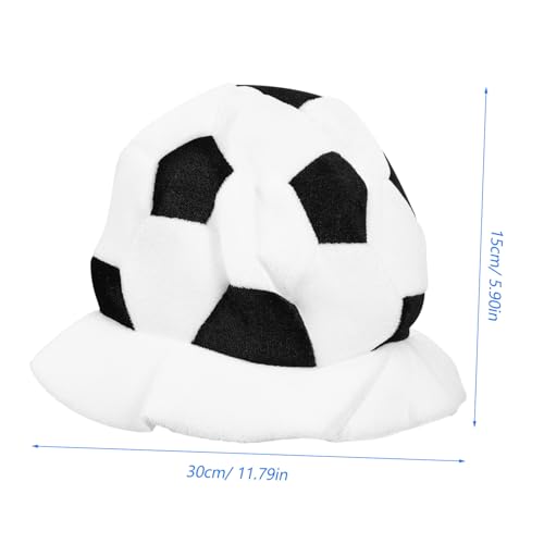 HOLIDYOYO Lustige Fußballmütze Verstellbare Sportkappe für Fans Dekorativer Party Cheering Hut Atmungsaktiv Strapazierfähig für Schul Sportfeste und Fußballspiele von HOLIDYOYO