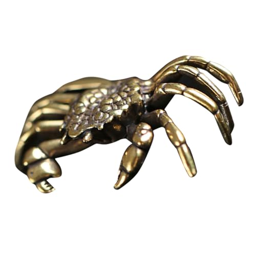 HOLIDYOYO Messing Krabbenstatue Retro Krabbenornament Gemütliches Desktop- Für Wohnzimmer HOLIDYOYO Messing Krabbenstatue Retro Krabbenornament Gemütliches Desktop- Für Wohnzimmer von HOLIDYOYO