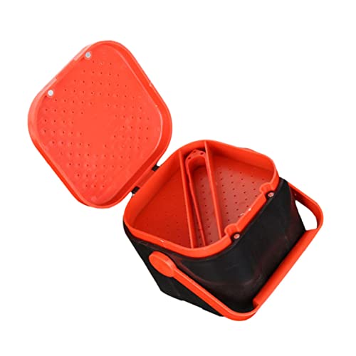HOLIDYOYO Multifunktionale Blutwurm Box Robustem Schockfeste Aufbewahrung für Lebende Köder für Angler und Wurmzucht mit Praktischem Magnetverschluss und Leichtem von HOLIDYOYO