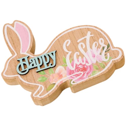 HOLIDYOYO Ostern Holzschild Osterhase Tischdekoration Frühlingsdekor Für Ihr Zuhause HOLIDYOYO Ostern Holzschild Osterhase Tischdekoration Frühlingsdekor Für Ihr Zuhause von HOLIDYOYO