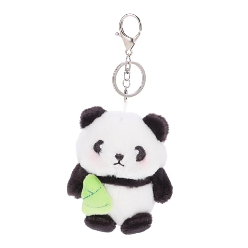 HOLIDYOYO Panda-Anhänger bag charm süße schlüsselanhänger keychain Anhänger zum Aufhängen einer Tasche Plüsch-Panda-Schlüsselanhänger Schlüsselanhänger süß Plüschtier Schlüsselanhänger von HOLIDYOYO