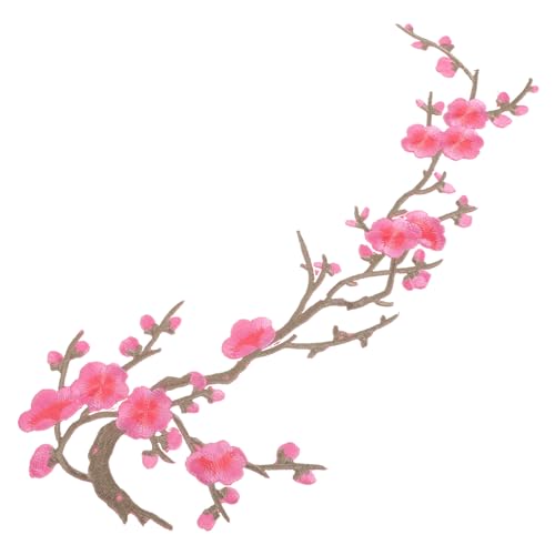 HOLIDYOYO Pflaumenblüten Applikation Rosa Stickerei Aufnäher aus Spitze zum Aufbügeln und Annähen für Kleidung Taschen Hüte Hochzeit Basteln Reparatur und Dekoration HOLIDYOYO Pflaumenblüten Applikation Rosa Stickerei Aufnäher aus Spitze zum Aufbügeln und Annähen für Kleidung Taschen Hüte Hochzeit Basteln Reparatur und Dekoration von HOLIDYOYO
