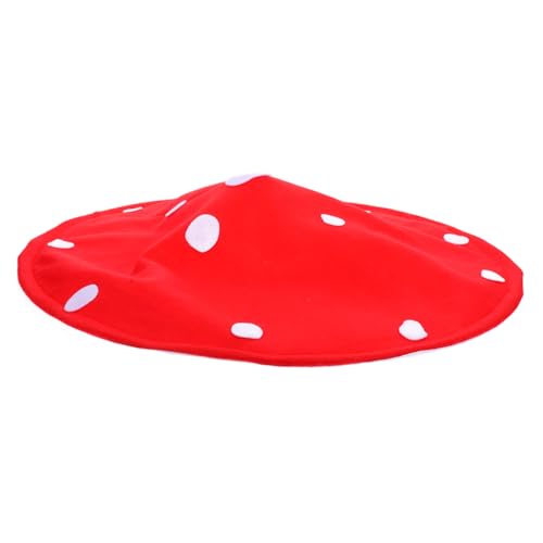 HOLIDYOYO Pilzhut Erwachsene Leicht Bequem Festhut für Halloween Bühnenauftritte Festival Kostüm Zubehör Spaßiger Pilz Mottoparty Kopfschmuck von HOLIDYOYO