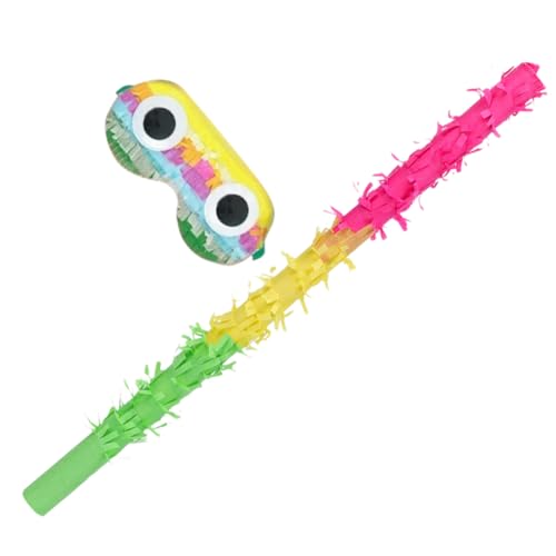 HOLIDYOYO Pinata Stick und Augenbinde Leichtes Partyzubehör für Geburtstagsfeiern Karneval Stabile Bunte Schlagstäbe Kompakt und Handlich für Erwachsene Partyspiel Zubehör HOLIDYOYO Pinata Stick und Augenbinde Leichtes Partyzubehör für Geburtstagsfeiern Karneval Stabile Bunte Schlagstäbe Kompakt und Handlich für Erwachsene Partyspiel Zubehör von HOLIDYOYO