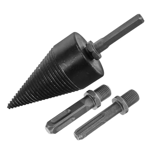 HOLIDYOYO Robuster Holzspaltbohrer Set mit Austauschbaren Köpfen für Hand Elektro und Schlagbohrer Kompakte Holzspaltmaschine für Ländliche Haushalte Vielseitiges Brennholzspaltwerkzeug HOLIDYOYO Robuster Holzspaltbohrer Set mit Austauschbaren Köpfen für Hand Elektro und Schlagbohrer Kompakte Holzspaltmaschine für Ländliche Haushalte Vielseitiges Brennholzspaltwerkzeug von HOLIDYOYO