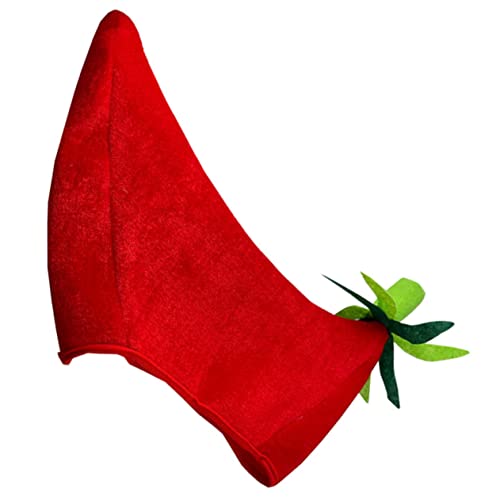 HOLIDYOYO Rotes Chili Partyhut Kostüm Kopfzierde aus Weichem Karneval Verkleidungshut für Erwachsene und Lustiges Foto Requisit für Halloween Fasching und Festival Feier HOLIDYOYO Rotes Chili Partyhut Kostüm Kopfzierde aus Weichem Karneval Verkleidungshut für Erwachsene und Lustiges Foto Requisit für Halloween Fasching und Festival Feier von HOLIDYOYO