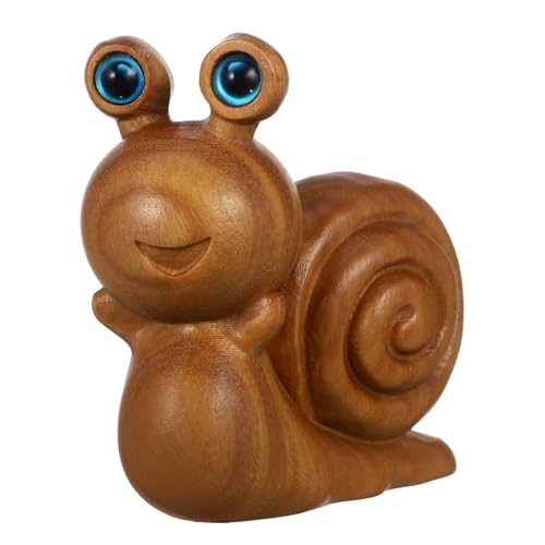 HOLIDYOYO Dekorative Schnecke Tierfigur Handgefertigt Schneckenstatue Aus Holz Für Den Schreibtisch Tierdekoration Für Zuhause Und Büro HOLIDYOYO Dekorative Schnecke Tierfigur Handgefertigt Schneckenstatue Aus Holz Für Den Schreibtisch Tierdekoration Für Zuhause Und Büro von HOLIDYOYO