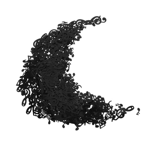 HOLIDYOYO Schwarzes Musiknoten Konfetti Tischdeko Musical Note Confetti für Party Geburtstag Hochzeit Shower Festival Feines Deko Konfetti für Musikthemen Feier HOLIDYOYO Schwarzes Musiknoten Konfetti Tischdeko Musical Note Confetti für Party Geburtstag Hochzeit Shower Festival Feines Deko Konfetti für Musikthemen Feier von HOLIDYOYO