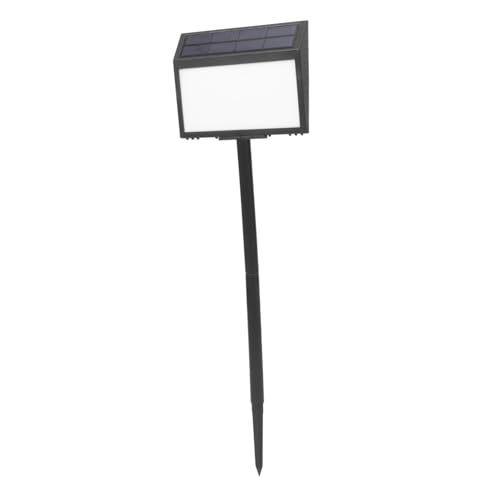 HOLIDYOYO Solarbetriebene LED Hausnummernleuchte LED mit Wand und Erdspießmontage Wetterfest Klare Digitale Anzeige Energiesparend für Außenbereiche und Eingänge von HOLIDYOYO