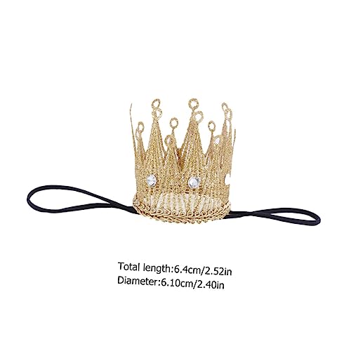 HOLIDYOYO Tiara Stirnband Haarband mit Gummizug Weiches Bequemes Kindergeburtstagskrone für Mädchen und Jungen Funkelnde Strassverzierung für Party Shower Fotoshootings HOLIDYOYO Tiara Stirnband Haarband mit Gummizug Weiches Bequemes Kindergeburtstagskrone für Mädchen und Jungen Funkelnde Strassverzierung für Party Shower Fotoshootings von HOLIDYOYO