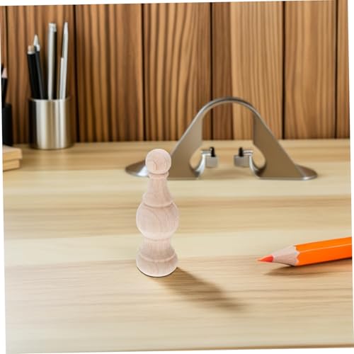 HOLIDYOYO Unlackierte Holz bettpfosten endstücke Dekorative Möbelknöpfe aus Massivem Holz DIY bastelspitzen für Gardinenstangen Fahnenmasten Treppengeländer und Wohnraumdekoration von HOLIDYOYO