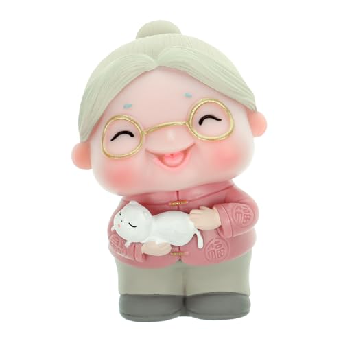 HOLIDYOYO Vintage Kuchen Topper Mama Figur Kuchen Für Frauen Alte Person Ornament Sicher Vinyl HOLIDYOYO Vintage Kuchen Topper Mama Figur Kuchen Für Frauen Alte Person Ornament Sicher Vinyl von HOLIDYOYO
