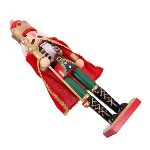 HOLIDYOYO Weihnachtsdekoration Holzfigur mit Umhang Großer Soldat für Festliche Tischdekoration Weihnachtsornament für Zuhause HOLIDYOYO Weihnachtsdekoration Holzfigur mit Umhang Großer Soldat für Festliche Tischdekoration Weihnachtsornament für Zuhause von HOLIDYOYO