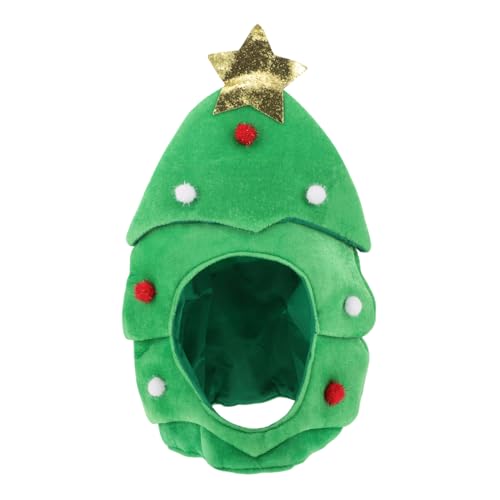 HOLIDYOYO Weihnachtsmütze für Erwachsene Weihnachtsbaum Kostüm Hut Leicht und Bequem Unisex für Weihnachtsfeier und Party Zubehör von HOLIDYOYO