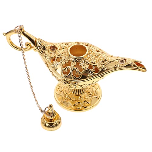 HOLIDYOYO Wunderlampe Dekoration bürodeko büro Dekoration Schlafzimmerdekoration Bedroom Decoration Home Decoration Nachahmung Lampe Retro-Lampe Verzierung im Retro-Stil Zinklegierung von HOLIDYOYO