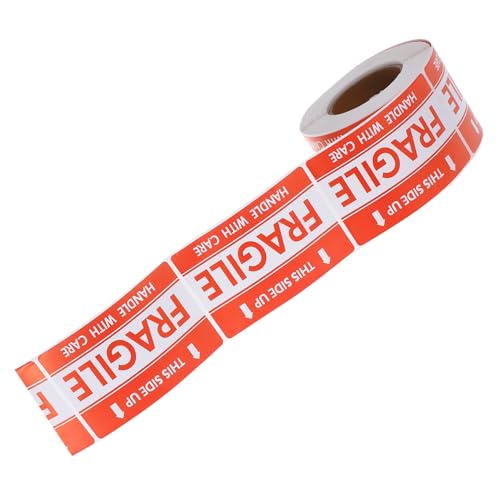 HOLIDYOYO Zerbrechlich Aufkleber Rote Fragile Etiketten Rolle Hochvisibel Hochleistungs Kleber für Versand Lagerung und HOLIDYOYO Zerbrechlich Aufkleber Rote Fragile Etiketten Rolle Hochvisibel Hochleistungs Kleber für Versand Lagerung und von HOLIDYOYO