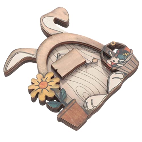 HOLIDYOYO Ostern Holz Tisch Dekoration Familie-freundliche Ornament Frühling Mittelpunkt Für Home Party HOLIDYOYO Ostern Holz Tisch Dekoration Familie-freundliche Ornament Frühling Mittelpunkt Für Home Party von HOLIDYOYO
