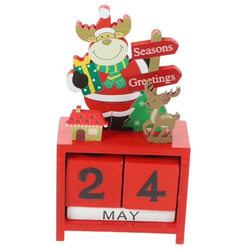 HOLIDYOYO schreibtisch dekoration tischkalender christmas decoations Weihnachtszeit weihnachtsgeldgeschenke Desktop-Kalender Elch Weihnachten kalender Countdown-Kalender- Holz rot HOLIDYOYO schreibtisch dekoration tischkalender christmas decoations Weihnachtszeit weihnachtsgeldgeschenke Desktop-Kalender Elch Weihnachten kalender Countdown-Kalender- Holz rot von HOLIDYOYO