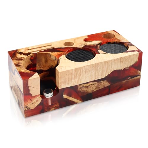 HOLIHOKY Tamperstation 58mm, Epoxidharz Walnuss Tamping Station, 7 in 1 Espresso Barista Tamperstation Holz für Siebträger Zubehör, Onyx HOLIHOKY Tamperstation 58mm, Epoxidharz Walnuss Tamping Station, 7 in 1 Espresso Barista Tamperstation Holz für Siebträger Zubehör, Onyx von HOLIHOKY