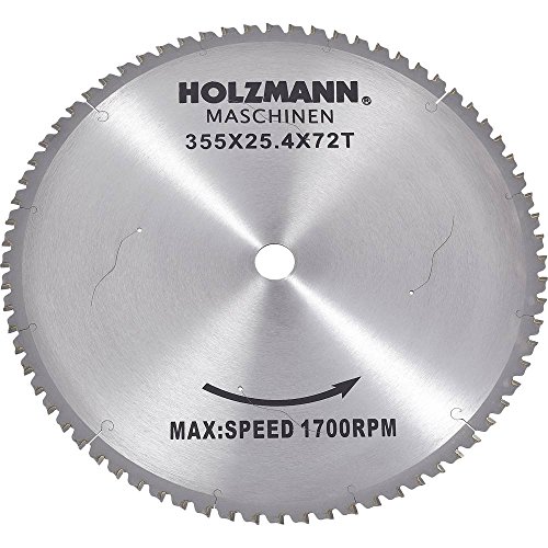 Holzmann Maschinen MKS355SB MKS355SB Hartmetall Kreissägeblatt 355 x 25.4 mm Zähneanzahl: 72 1 St. Holzmann Maschinen MKS355SB MKS355SB Hartmetall Kreissägeblatt 355 x 25.4 mm Zähneanzahl: 72 1 St. von HOLZMAN