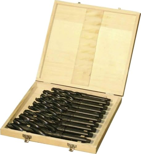 Holzmann Maschinen SPSMK2 HSS Metall-Spiralbohrer-Set 10teilig MK2 1 Set von HOLZMAN
