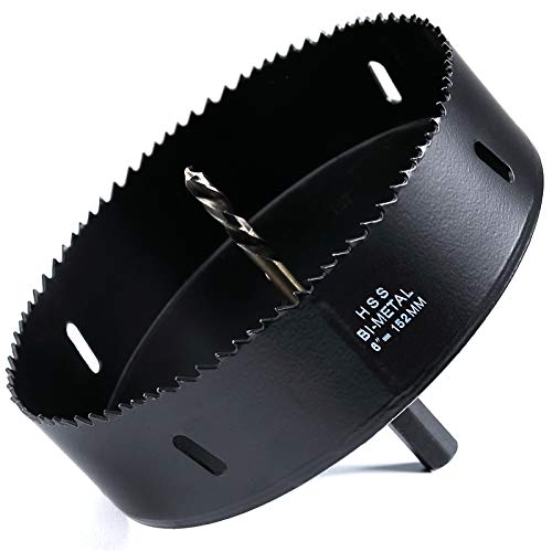 HOME COMPOSER Lochsäge, Schwarz, 152 mm, Metall, Hochgeschwindigkeitsstahl HOME COMPOSER Lochsäge, Schwarz, 152 mm, Metall, Hochgeschwindigkeitsstahl von HOME COMPOSER