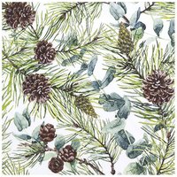 Serviette "Eucalyptus and Pine" von HOME FASHION