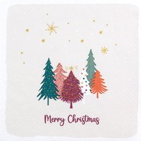 Serviette "Sweet Xmas Trees" von HOME FASHION