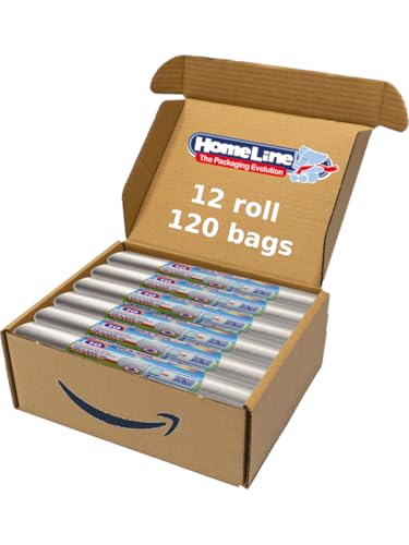 HOME LINE - 120 Müllbeutel 110 Liter - 70 x 110 cm - Säcke mit Bindung, auslaufsicher und sehr robust | Müllbeutel für Mülltrennung - Farbe transparent HOME LINE - 120 Müllbeutel 110 Liter - 70 x 110 cm - Säcke mit Bindung, auslaufsicher und sehr robust | Müllbeutel für Mülltrennung - Farbe transparent von HOME LINE
