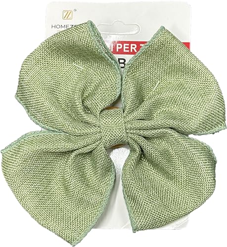 CHIFFON Raffhalter Schleife Ästhetische Vorhang Clip Art Ribbon für Dekoration für Wohnzimmer zu Hause (Grün) von HOME ZEN HOUSEHOLD LINEN