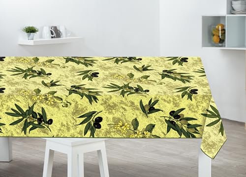 HOME ZEN HOUSEHOLD LINEN ABWASCHBARER KUNSTSTOFF-TISCHDECKE PVC WASSERDICHT KUNSTSTOFFABDECKUNG KUNSTSTOFF GEDRUCKT TNT (Muster 2, 140 X 140 CM) von HOME ZEN HOUSEHOLD LINEN