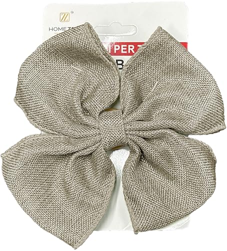 HOME ZEN HOUSEHOLD LINEN Chiffon Raffhalter Schleife Ästhetische Vorhang Clip Art Ribbon für Dekoration für Wohnzimmer zu Hause (Beige) von HOME ZEN HOUSEHOLD LINEN